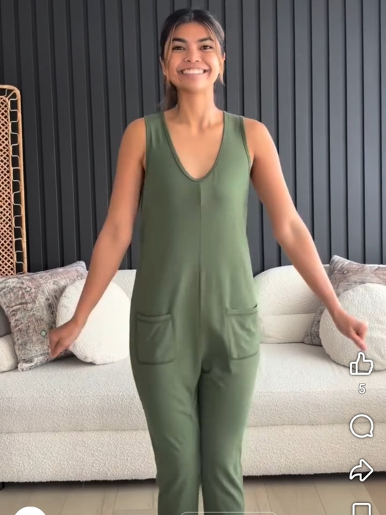 Smash + Tess Pants - Smash+Tess Saturday romper in Moss